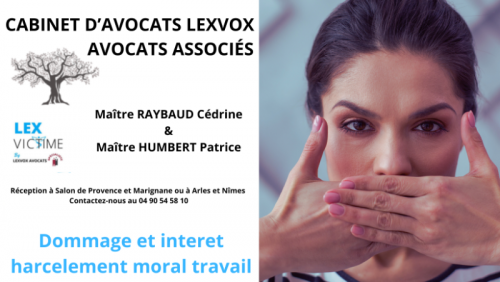 Harcelement moral travail