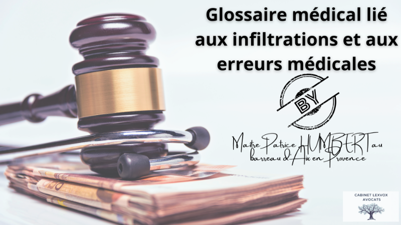 GLOSSAIRE - Infiltration effet au bout de combien de temps