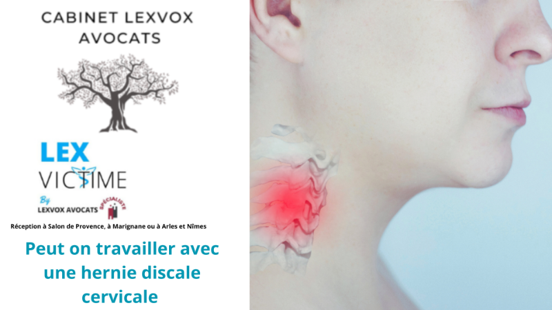 Peut on travailler avec une hernie discale cervicale