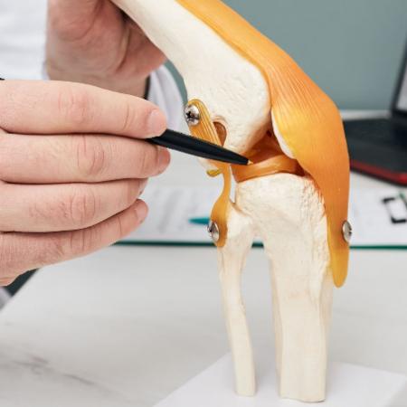 Accident en ski et lésion méniscale chronique