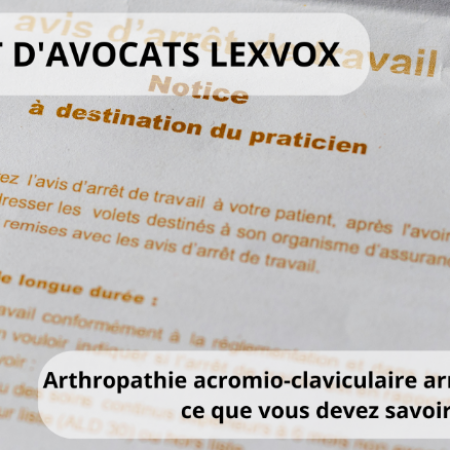 Arthropathie acromio-claviculaire arrêt de travail : ce que vous devez savoir !