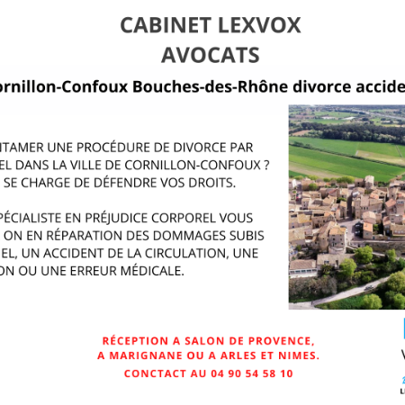 Avocat Cornillon-Confoux Bouches-des-Rhône divorce accident pénal