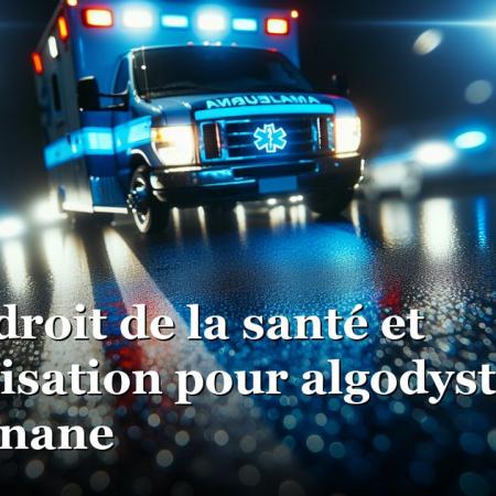 Avocat droit de la santé et indemnisation pour algodystrophie à Marignane