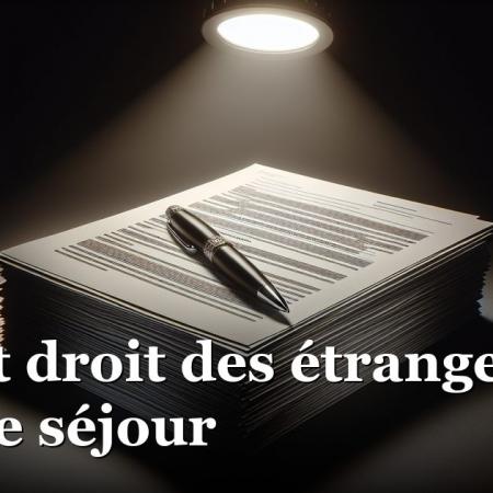 Avocat droit des étrangers et titre de séjour