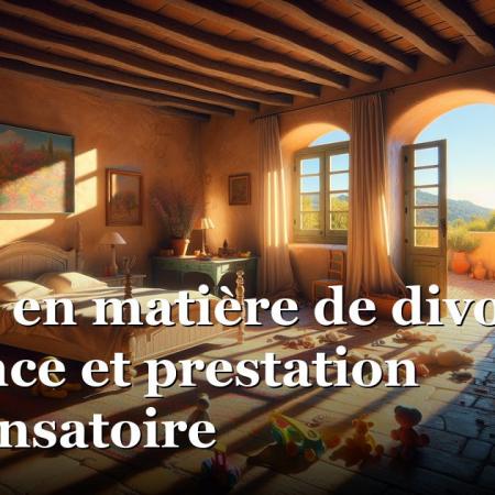 Avocat en matière de divorce en Provence et prestation compensatoire