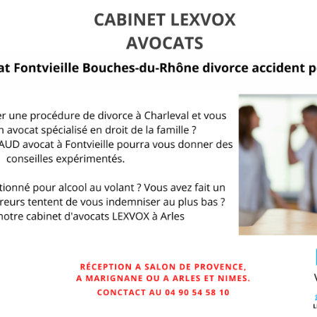 Avocat Fontvieille Bouches-du-Rhône divorce accident pénal