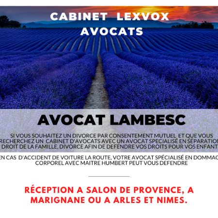 Avocat divorce Lambesc