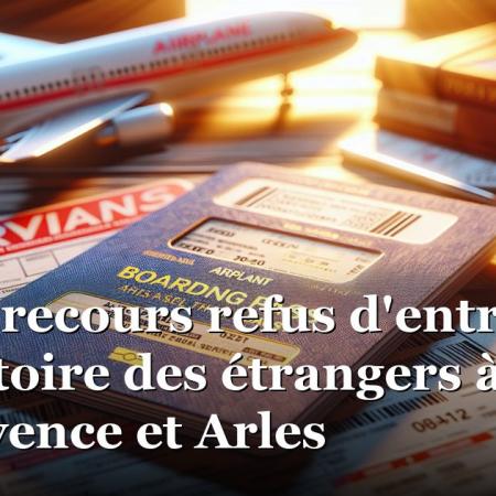 Avocat recours refus d'entrée sur le territoire des étrangers à Aix en provence et Arles