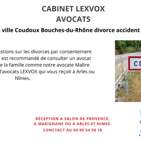 Avocat ville Coudoux Bouches-du-Rhône divorce accident pénal