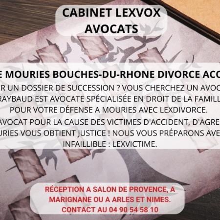 Avocat ville de Mouriès Bouches-du-Rhône divorce accident pénal