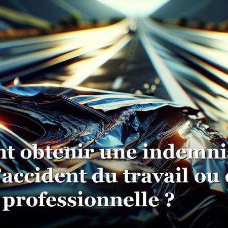 Comment obtenir une indemnisation en cas d’accident du travail ou de maladie professionnelle ? Comment obtenir une indemnisation en cas d’accident du travail ou de maladie professionnelle ?