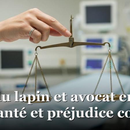 Coup du lapin et avocat en droit de la santé et préjudice corporel