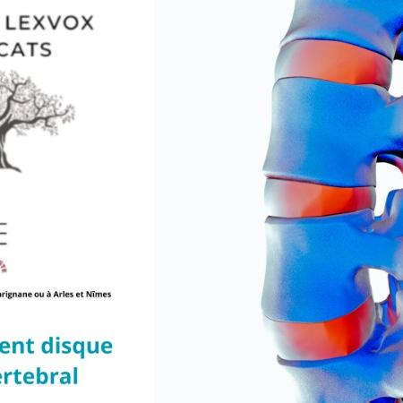 Deplacement disque intervertebral