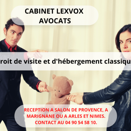 Droit de visite et d'hébergement classique