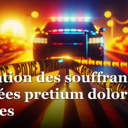 Evaluation des souffrances endurées pretium doloris des victimes Evaluation des souffrances endurées pretium doloris des victimes