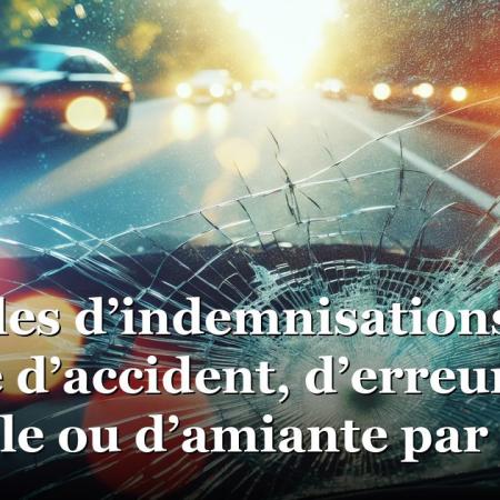 Exemples d’indemnisations de victime d’accident, d’erreur médicale ou d’amiante par la cour d’appel à Aix en provence
