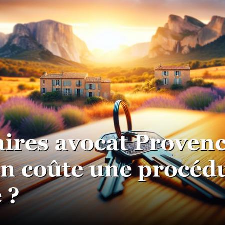 Honoraires avocat Provence :  combien coûte une procédure de divorce ?