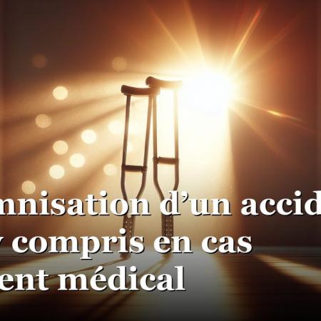 L’indemnisation d’un accident de la vie, y compris en cas d’accident médical