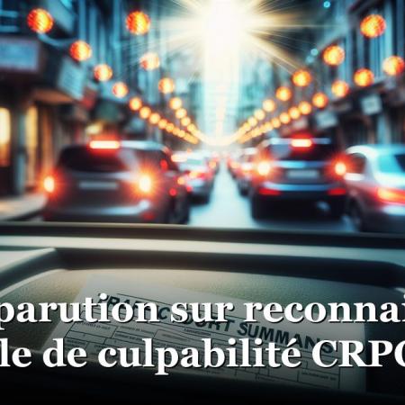 La comparution sur reconnaissance préalable de culpabilité CRPC La comparution sur reconnaissance préalable de culpabilité CRPC