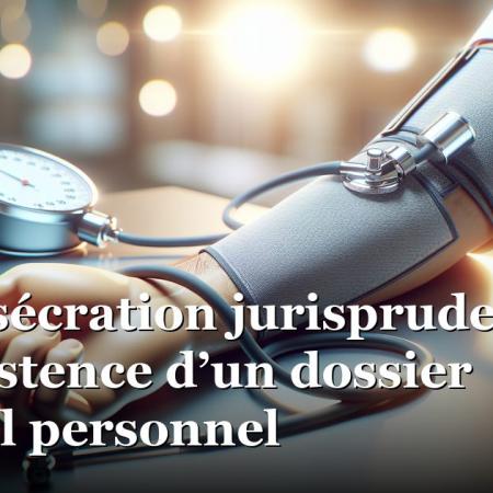 La consécration jurisprudentielle de l’existence d’un dossier médical personnel