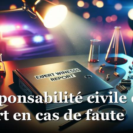 La responsabilité civile de l'expert en cas de faute La responsabilité civile de l'expert en cas de faute