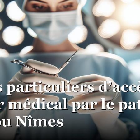 Les cas particuliers d’accès au dossier médical par le patient à Arles ou Nîmes Les cas particuliers d’accès au dossier médical par le patient à Arles ou Nîmes