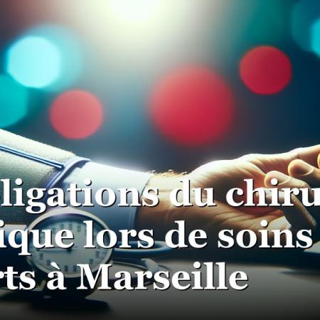 Les obligations du chirurgien esthétique lors de soins de conforts à Marseille Les obligations du chirurgien esthétique lors de soins de conforts à Marseille
