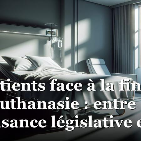 Les patients face à la fin de vie et à l'euthanasie : entre insuffisance législative et nécessité d’évolution