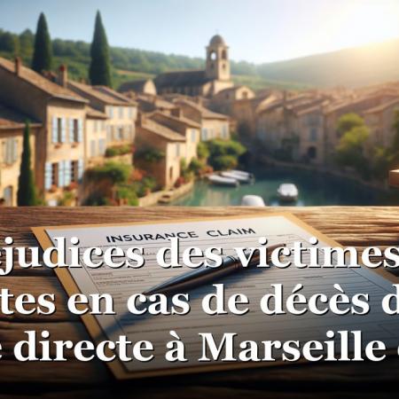 Les préjudices des victimes indirectes en cas de décès de la victime directe à Marseille ou Aix en provence