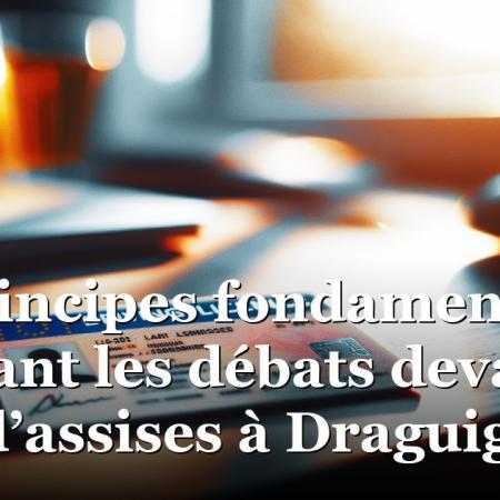 Les principes fondamentaux régissant les débats devant la Cour d’assises à Draguignan