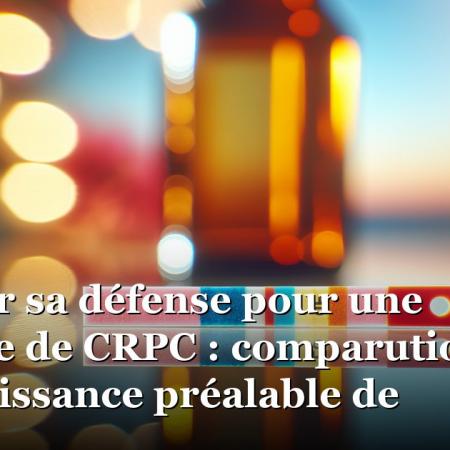 Préparer sa défense pour une audience de CRPC : comparution sur reconnaissance préalable de culpabilité 