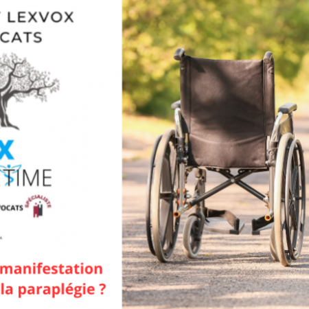 Quelle est la manifestation principale de la paraplégie ?