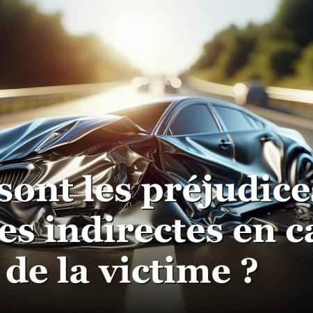 Quels sont les préjudices des victimes indirectes en cas de survie de la victime ? Quels sont les préjudices des victimes indirectes en cas de survie de la victime ?
