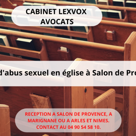 Victime d'abus sexuel en église à Salon de Provence