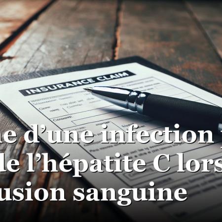Victime d’une infection par le virus de l’hépatite C lors d’une transfusion sanguine 