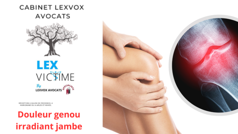 Douleur genou irradiant jambe