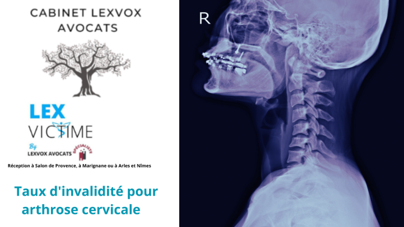 Taux d'invalidité pour arthrose cervicale